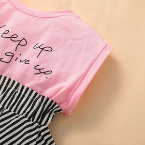 Le ragazze vestono il disegno manica corta vestiti per bambini le bambine vestito Casual - Product Image 4