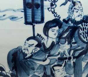 Modern Gold <b>Ginger</b> <b>Jar</b>, Blue and White Ceramic and Porcelain Flower Vases for Hotel, Modern Luxury Business Gifts Home Decor - Product Image 5