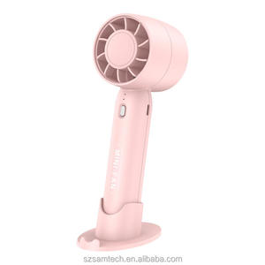 Ventilateur rechargeable Micro USB portable avec support à trois vitesses pour voyage en voiture et camping - Product Image 1