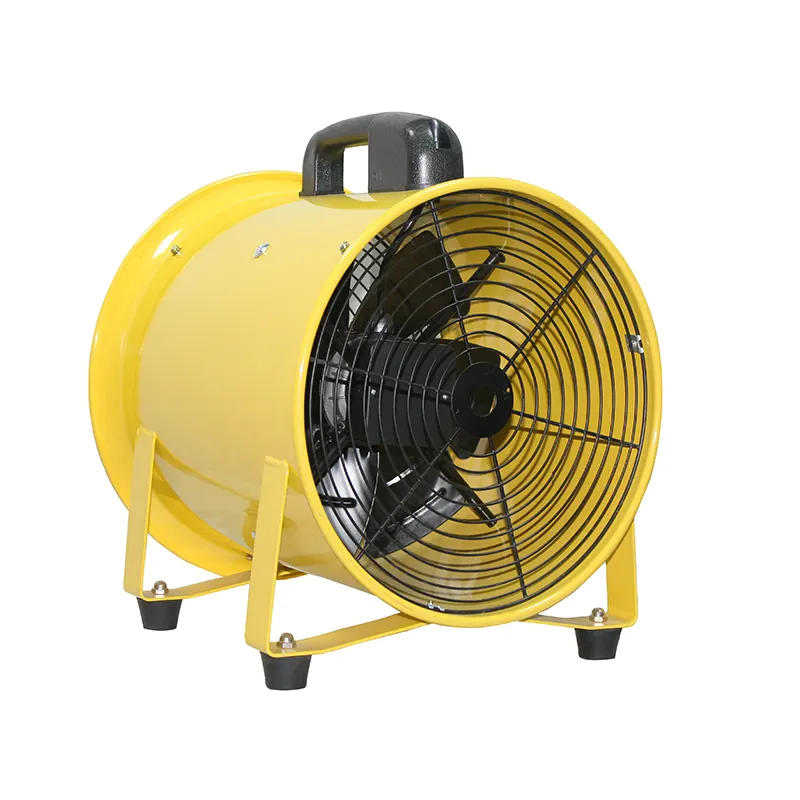 400mm yellow color large capacity ventilating fan for axial ventilating blower