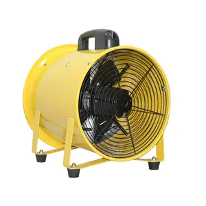 400mm sarı renk büyük kapasiteli havalandırma fanı eksenel havalandırma üfleyici
