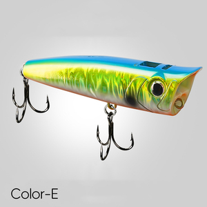 Appâts de pêche durs de haute qualité 80/90/100mm ABS matériel appât Top eau Popper <span class=keywords><strong>leurres</strong></span> de pêche Poppers leurre <span class=keywords><strong>pour</strong></span> rivières lacs - Product Image 5