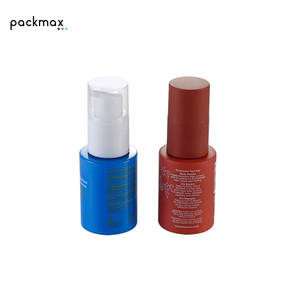 Wholesale 60ml 80ml 120ml transparent plastic PP skincare baby talcum powder <b>bottles</b> dry powder spray <b>bottles</b> with <b>pump</b> - Product Image 2