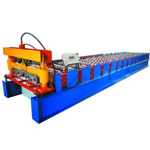 Used double layer roof tile making forming machine zinc steel roll roofing sheets making machine
