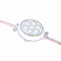 Lumière ponctuelle à LED RGB UCS1903 24V pour extérieur, 50 mm, 7 points lumineux