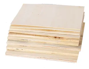 胶合板3毫米Aa椴木级胶合板用于玩具零件木材木材切割机坯料用于激光