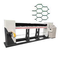 Machine de treillis métallique hexagonale de cage de poulet automatique de ligne de production pour machine de tissage de filet de maille hexagonale