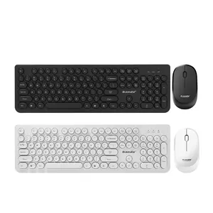 Set Keyboard dan Mouse nirkabel 2.4G, Mouse Kombo Keyboard dan Mouse optik nirkabel