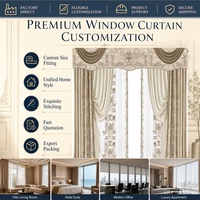 Rideaux de luxe Yun Zhu en velours jacquard gris champagne avec franges pour la décoration du salon de la villa