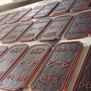Custom Engraved Logo Brass <strong>Memorial</strong> <strong>Plaque</strong> Bronze <strong>Plaque</strong> Engraved Relief <strong>Plaque</strong> Copper-aluminum Metal Relief Sign for Apartment - Product Image 3