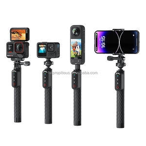 Amagisn 10M 1m Lanière extensible pour télécommande, perche à selfie pour caméras d'action Insta360 X4/x3/<span class=keywords><strong>GoPro</strong></span> 13/OSMO Action <span class=keywords><strong>5</strong></span> Pro - Product Image 1