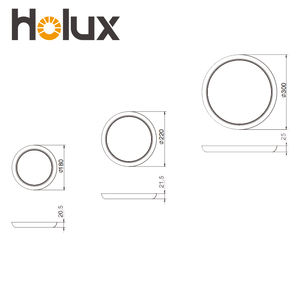유럽의 재고 8w 12w 18w 25w 밝기 조절이 가능한 통 모던 천장 라운드 매입형 하우스 다운 조명 - Product Image 4
