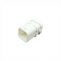 Conectores de Carcasa de Enchufe Automotriz de 7 Pines, Impermeables, de Latón y Nylon, Modelo 7091A-1.8-11