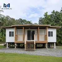 Maisons conteneurs OEM/ODM de 40 pieds, 4 ou 5 chambres, préfabriquées, prêtes à l'emploi, pour bureaux modulaires portables ou petites maisons.