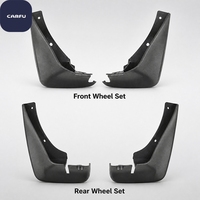 CarFu AC-291 Juego de Guardabarros Universales de ABS para Coche, Guardabarros Delanteros y Traseros, Venta Directa de Fábrica, OEM