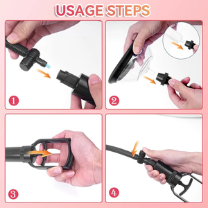 Pompe manuelle pour vagin et clitoris en gros avec poignée à gâchette, suceur de clitoris, pompe pour agrandir les lèvres du clitoris et les seins - Product Image 5