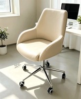 Chaise de bureau ergonomique moderne réglable pivotante pour ordinateur, avec roulettes, pour cadre dirigeant