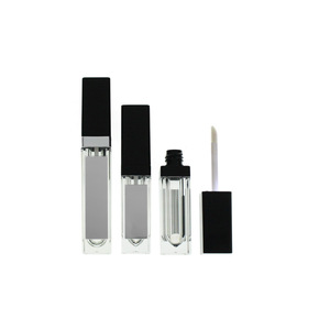 Nhà Máy Tùy Chỉnh Giá <span class=keywords><strong>7Ml</strong></span> Rỗng Sang Trọng Son Bóng Ống Cho Mỹ Phẩm Nhựa Vuông Rõ Ràng Lip Gloss <span class=keywords><strong>Container</strong></span> Với Ánh Sáng Và Gương - Product Image 2