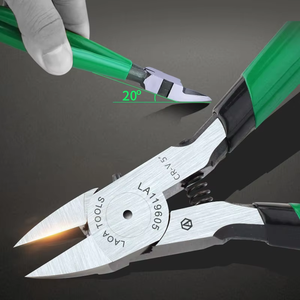 Para LAOA, tijeras diagonales Cr-V de 5 pulgadas, resorte que ahorra trabajo para cortar alambre de cobre, alicates para componentes electrónicos - Product Image 4