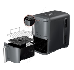 Freidora de Aire Digital Inteligente DoubleStack de 2 Cestas con Tecnología Sizzle de 11L, Cocina 4 Alimentos Simultáneamente - Product Image 2