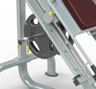 Machine de musculation commerciale 2-en-1 Hack Squat et Leg Press, réglable, en acier robuste, pour l'entraînement des jambes, avec pile de poids de 70 kg - Product Image 4