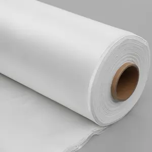 Fiberglass Fabric White Plain Weave Heat Insulation Fiberglass Cloth