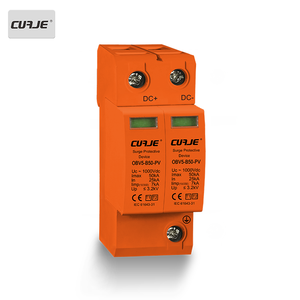 Dispositivi di <span class=keywords><strong>Protezione</strong></span> da Sovratensioni DC 2P 3P 50KA 1000Vdc Tipo 1+2 per Sistemi Solari e <span class=keywords><strong>Protezione</strong></span> dai Fulmini - Product Image 1