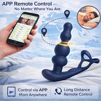 App-gesteuerter 360-Grad-Rotierender Prostata-Massager mit Doppelmotoren, 10 Vibrationsmodi, 100% Wasserdichter Analplug für Männer G-Punkt