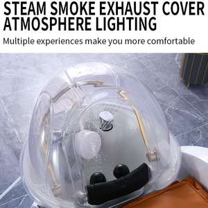 Cama de masaje eléctrica para uso hotelero con terapia de vapor, características ajustables, modelo AM16 - Product Image 2