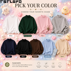 Custom Embroidered Mock Neck Sweatshirt <b>Men</b> Light <b>Grey</b> Heather Football Graphic Streetwear Wholesale Bulk - Product Image 4