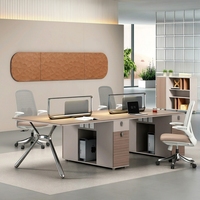 Bureau de direction moderne en bois de luxe, sur mesure, avec pieds en acier, grand bureau de conférence avec tiroir et serrure à code
