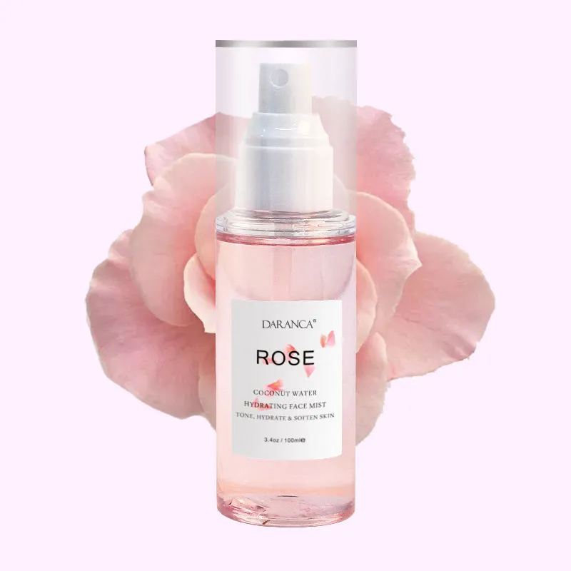 Private Label Hydrating Whitening Skin care Organic Facial Mist Rose Water Spray Face Toner