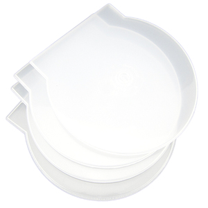 Boîtier de disque CD DVD en matériau PP, boîte de rangement transparente pour un seul disque, épaisse, anti-poussière, étanche, fermeture à pression - Product Image 1