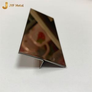 Perfil en T Minimalista de Acero Inoxidable EX512 para Paredes y Pisos, Línea Decorativa en Forma de T para Interiores, Diseño de Pared para Hoteles y Villas - Product Image 3