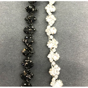 258 कारखाने की आपूर्ति स्ट्रैस गैंडा चेन ट्रिम यार्ड पर सस्ते 9 मिमी क्रिस्टल कप चेन सिलाई - Product Image 3