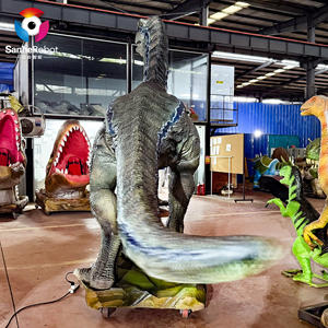<span class=keywords><strong>Dinosaure</strong></span> <span class=keywords><strong>Velociraptor</strong></span> Animatronique Animé Jurassic Park pour Enfants, Manège de Parc d'Attractions, <span class=keywords><strong>Télécommandé</strong></span>, en Fibre de Verre, Réaliste - Product Image 4