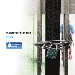 2025 tuoya khóa cửa thông minh với bàn phím kỹ thuật số, khóa bảo mật, thẻ thông minh, Hệ thống nhận dạng vân tay - Product Image 6