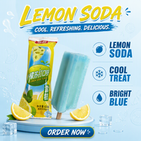 Sodas glacés au citron pour supérettes, emballés individuellement, prêts à consommer