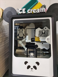 KOZA alla moda high-tech automatico gelato distributore chiosco con 6 assi robot braccio stand in attrazioni turistiche scuole aeroporti - Product Image 2