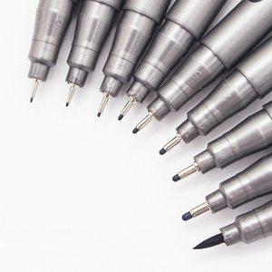 Set of Nine Creative Fine Liner <strong>Markers</strong> <strong>Paint</strong> Dry Style <strong>for</strong> Greeting Card Business Signature Painting Felt Tip Sketch Pen - Product Image 4