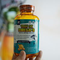 Gélules d'huile de poisson Oméga-3 à marque privée, faible MOQ, complément alimentaire pour la vitalité cognitive, prix direct usine, approvisionnement immédiat