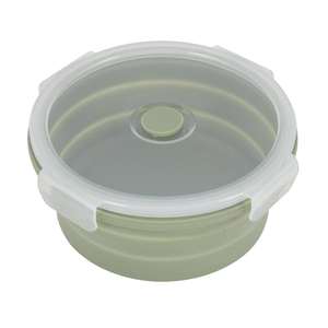 Juego de 3 Recipientes Plegables de Silicona para Almacenamiento de Alimentos, Lonchera Plegable Hermética, Recipientes para Almacenamiento de Alimentos en la Cocina - Product Image 5