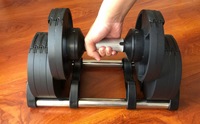 MND-WG431 Musculation Gym Fonte De Fer Haltérophilie Fitness 20kg 32kg Réglable Haltère Ensemble