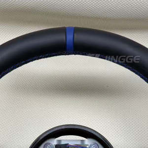 Volante de Cuero Duradero de Alta Calidad para <span class=keywords><strong>BMW</strong></span> E90 E91 E92 E70 E71 E72 F10 F11 F20 F21 F30 F20 F22 F23 F48 M3 <span class=keywords><strong>M5</strong></span> Serie <span class=keywords><strong>E</strong></span> F - Product Image 2