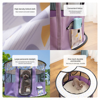 Produits pour cages à animaux de compagnie : Enclos circulaire extérieur portable, utilisable comme tente pour chien, chat ou clôture de jeu