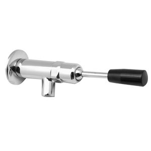 Robinet de lavabo à commande par le coude, à ouverture temporisée, 1/2 pouce, avec poignée noire - Product Image 1