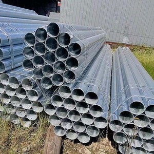 Abris d'arrêt de bus galvanisés à chaud ISO 9001 2 "-3" tuyau soudé OD (Tubo Redondo) de <span class=keywords><strong>Trujillo</strong></span> 1.8-3.2mm d'épaisseur coupé à la taille - Product Image 2