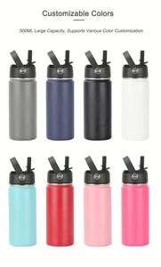 Customized Portable Stainless Steel Water Bottle Bicycle Riding Metal <b>Drink</b> Bottles Outdoor Sport Bottle - Product Image 3