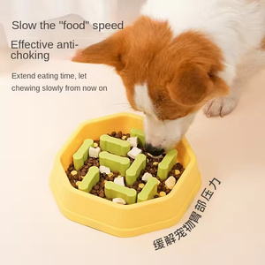 Comedero Lento Automático Anti-Asfixia para Perros, Nivel de Dificultad Ajustable, Diseño Anti-Caída, Material Plástico para Viajes - Product Image 2