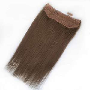 <span class=keywords><strong>Extension</strong></span> per <span class=keywords><strong>capelli</strong></span> umani Real Remi Halo naturali a doppio disegnato dalla fabbrica all'ingrosso - Product Image 6